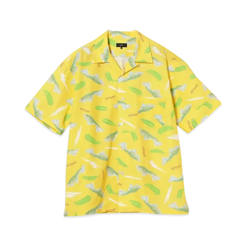 BEAMS Exclusive Sangaku Print Shirts "Yellow"