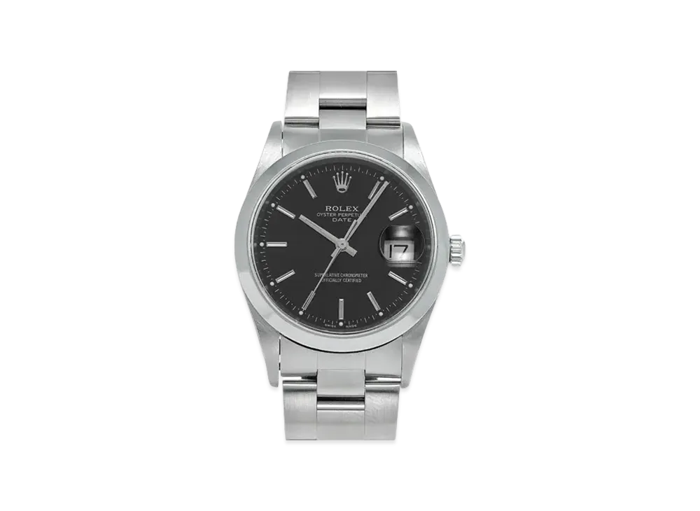 ROLEX Oyster Perpetual Date "Black/Stainless Steel"