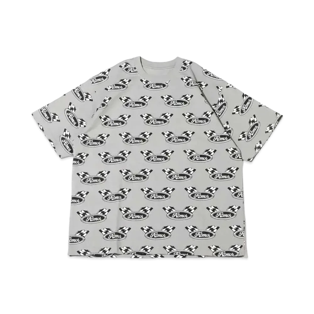 atmos Flag All Over Print T-Shirts "Grey"