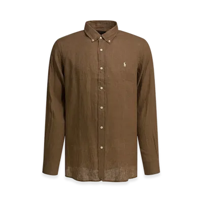 Polo Ralph Lauren Casual Shirt With Logo "Brown"