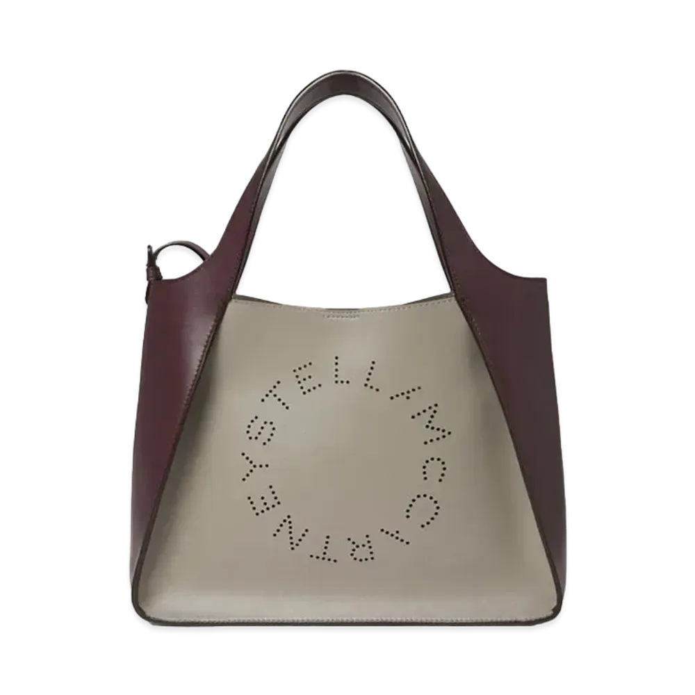 Stella McCartney Stella Logo Crossbody Bag "Moss/Wine"