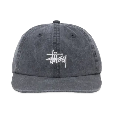 Stussy Low Pro Basic Washed Strapback "Charcoal"