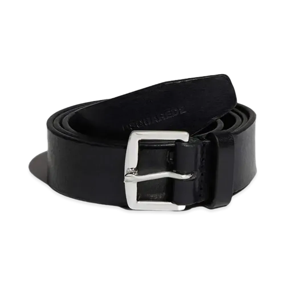 Dsquared2 Simple Man Belt "Black/Silver"