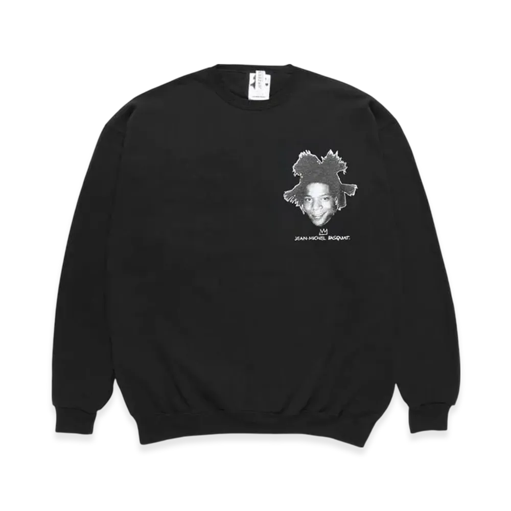 WACKO MARIA x Jean Michel Basquiat Sweat Shirt "Black"