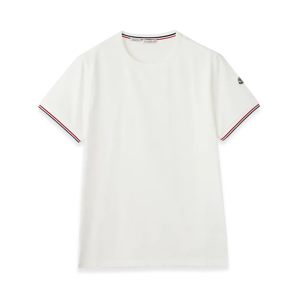 MONCLER Mens Crewneck Tee "White"