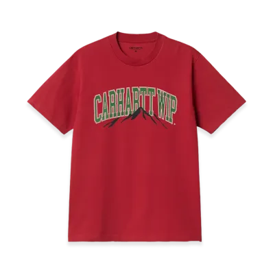 Carhartt WIP Mountain College T-Shirt "Cherry"