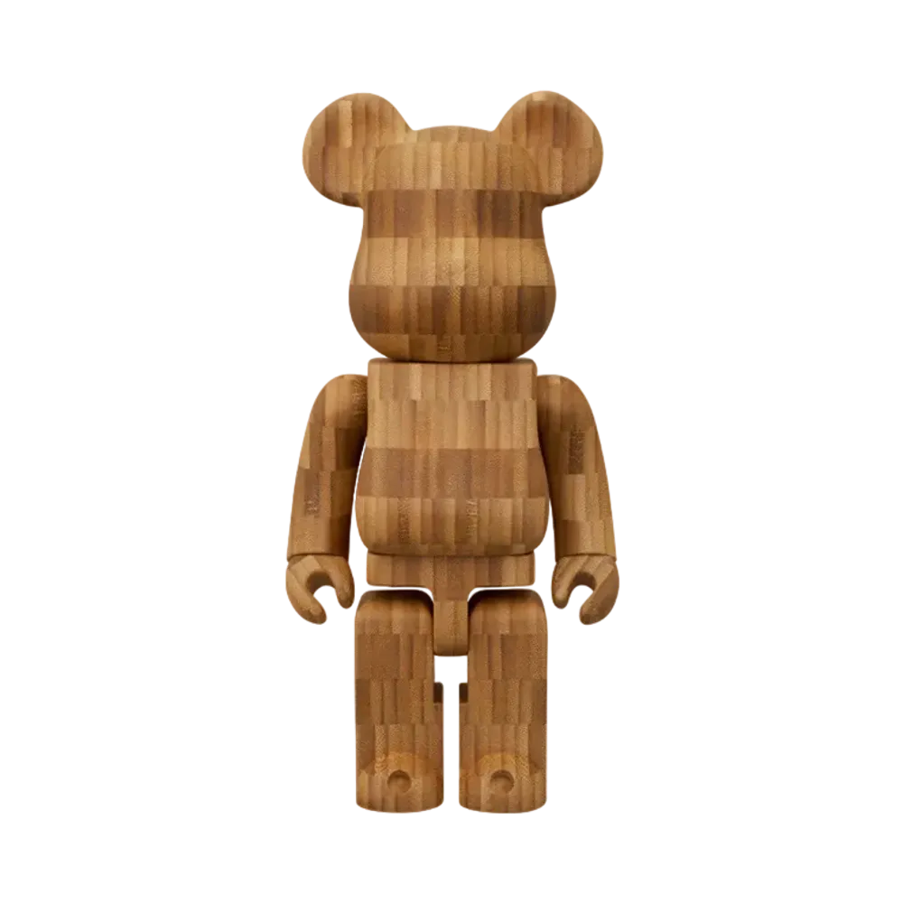 MEDICOM TOY "BEARBRICK" Karimoku BAMBOO 2 400%