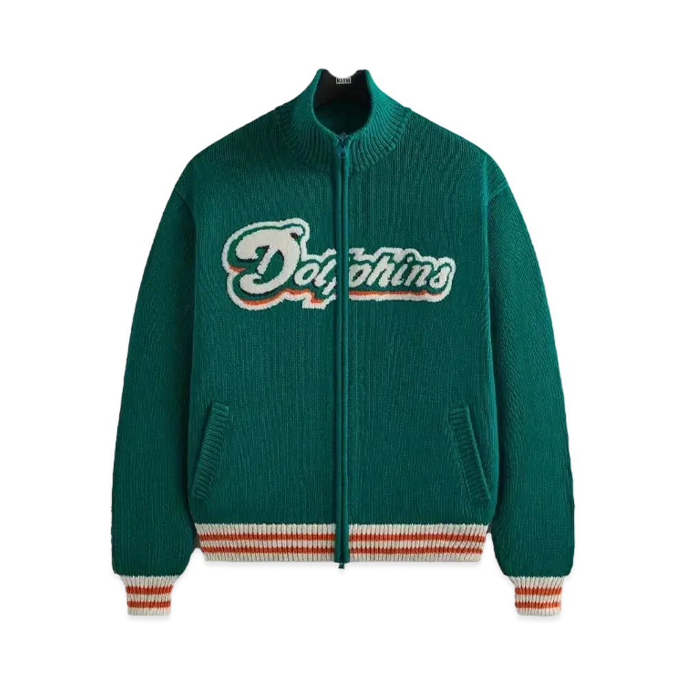 Kith & '47 For The NFL: Dolphins Wyona Full Zip Sweater "Center"