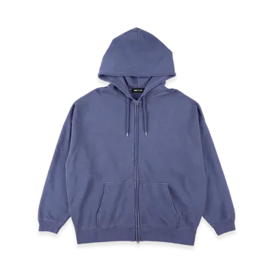 WIND AND SEA Circle Logo Zip Up Sweatshirt "Blue"