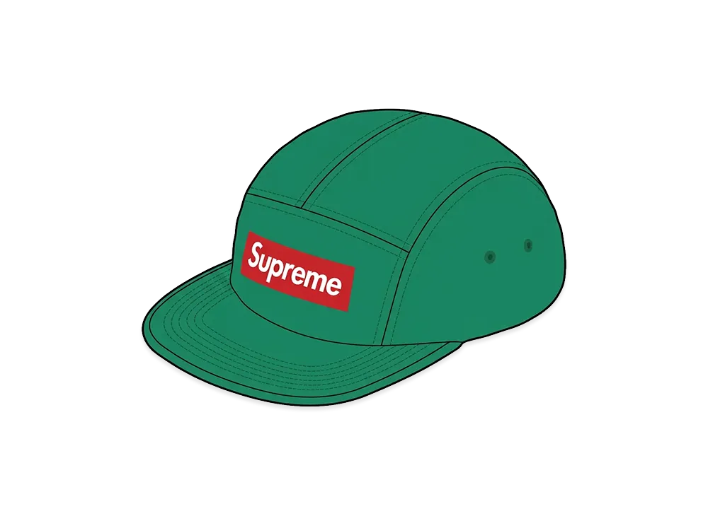 Supreme Washed Chino Twill Camp Cap "Green" (26FW)