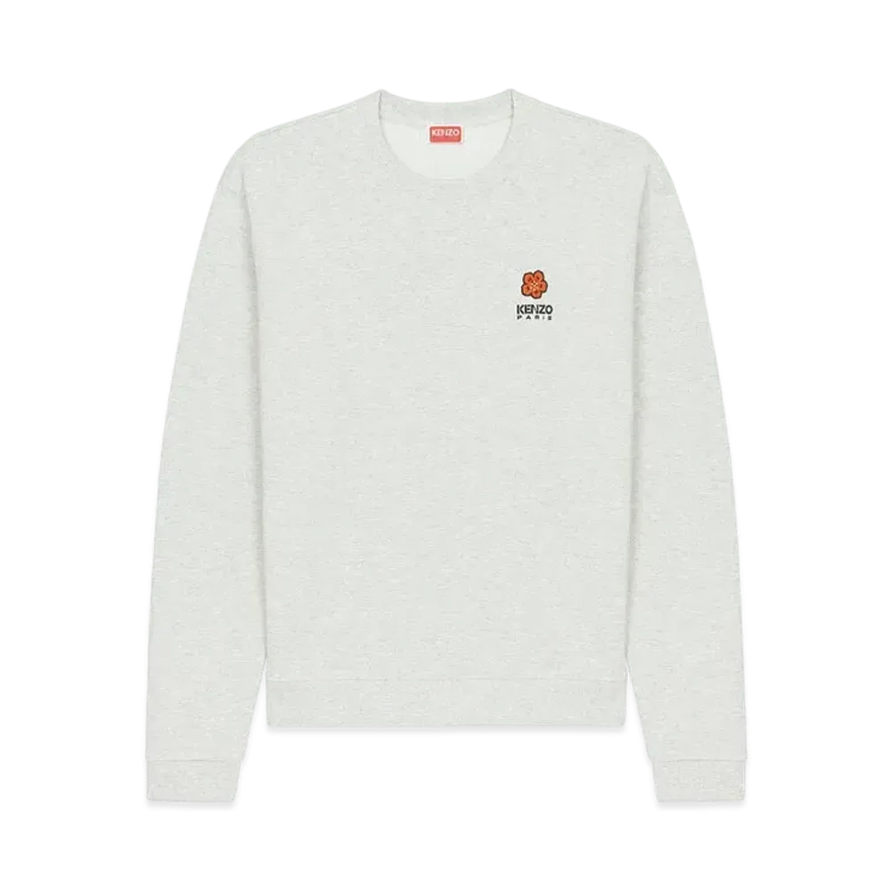 KENZO 'BOKE FLOWER' Crest Sweat "Pale Grey"