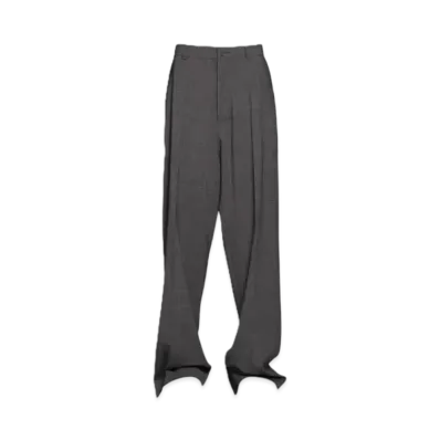 BALENCIAGA Women's Tailored Pants "Grey/Silver"