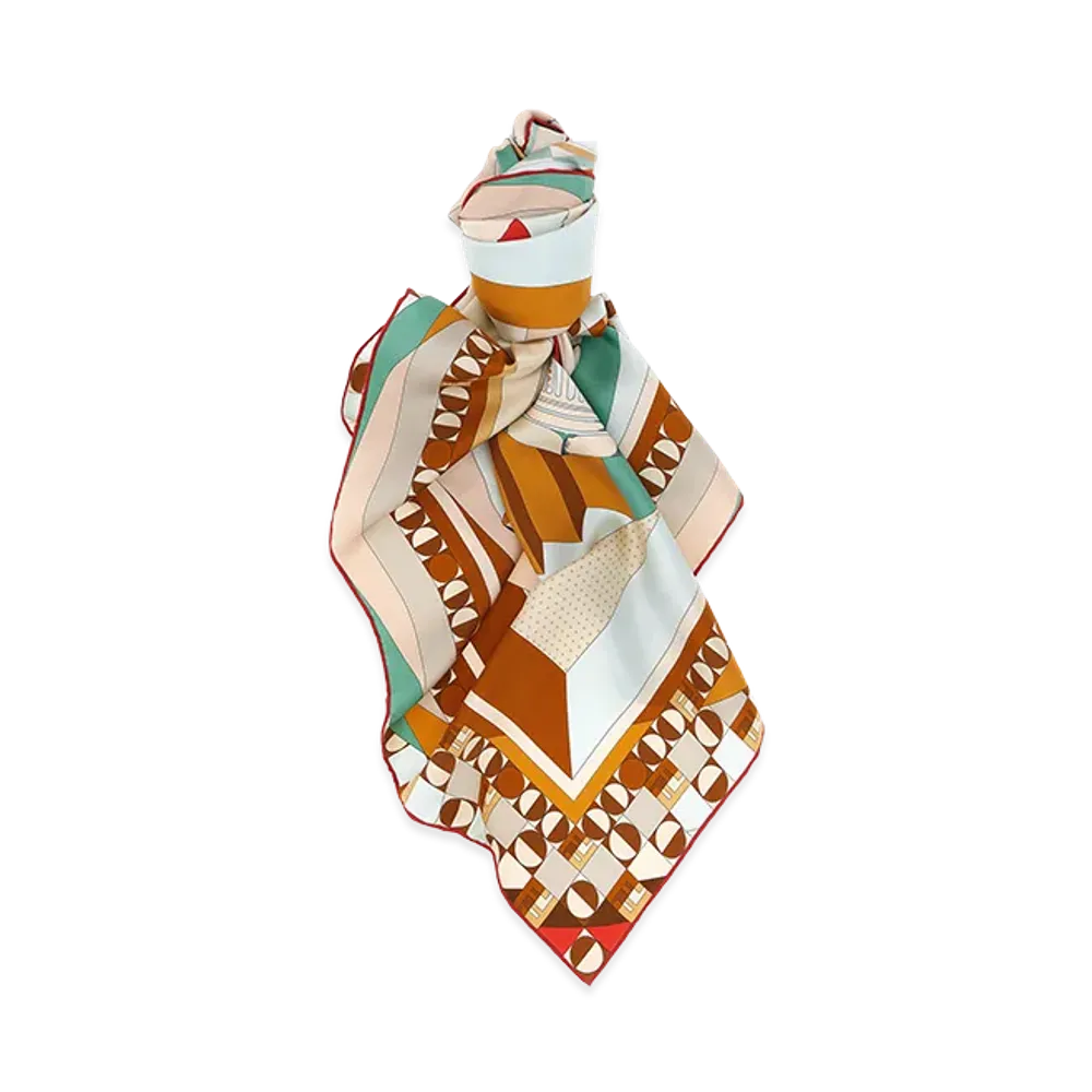 FENDI Women's Roma Silk Scarf "Multicolor"