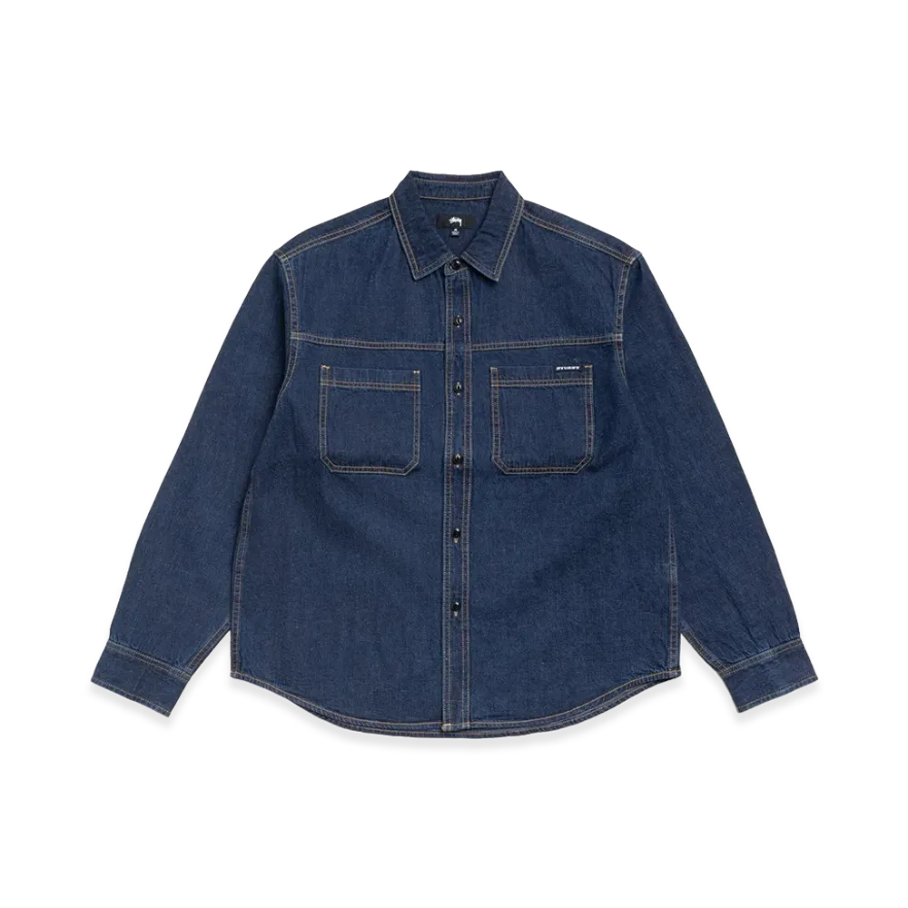 Stussy Work Denim Shirt "Dark Denim"