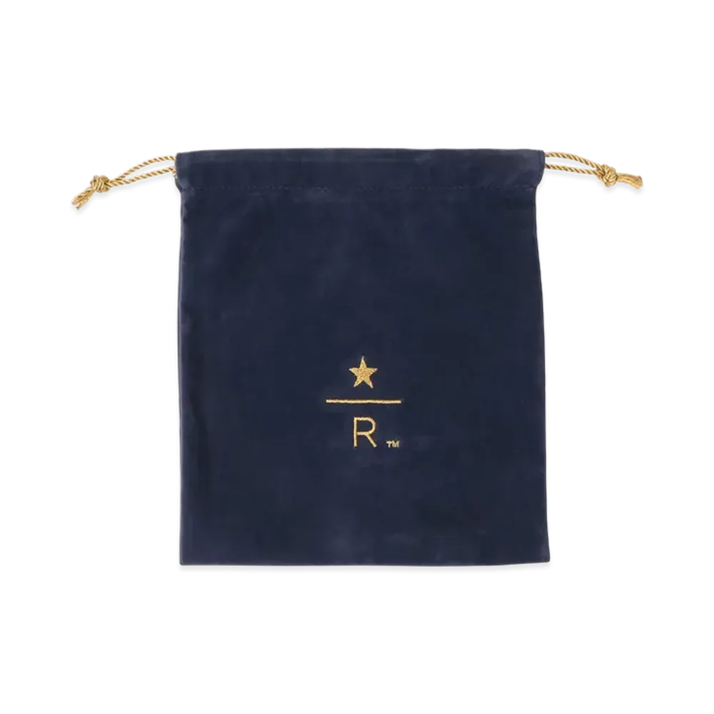 STARBUCKS Reserve Drawstring Pouch S "Navy"