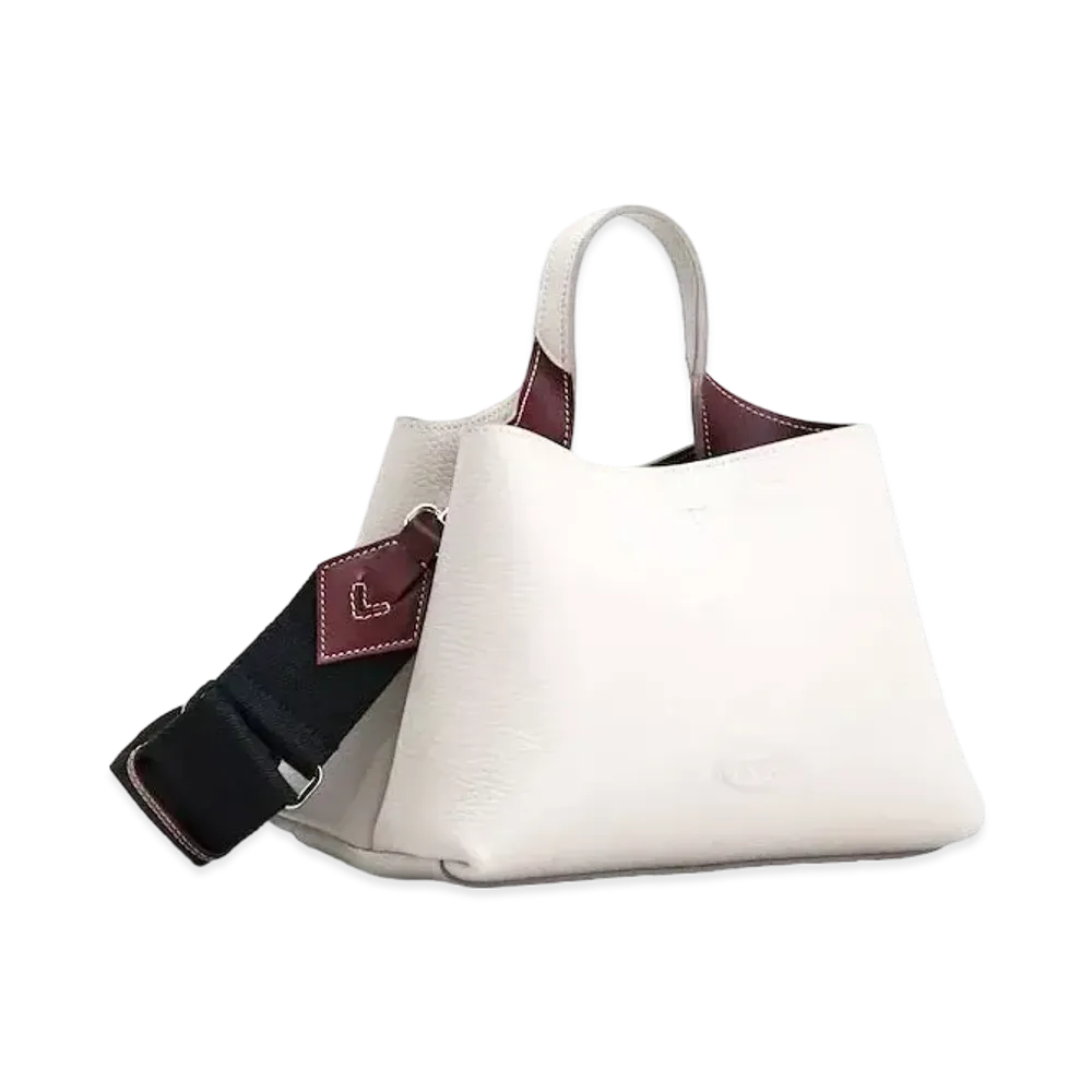 TOD'S Leather Bag Micro "White"