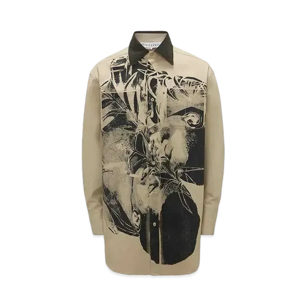 JW ANDERSON POL ANGLADA Long Sleeve Shirt "Beige"