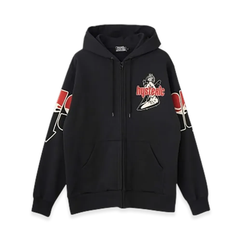 HYSTERIC GLAMOUR HYS Flare Logo Hoodie "Black"