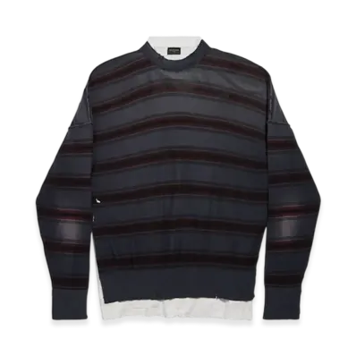 BALENCIAGA Layered Sweater "Black/Multicolor"