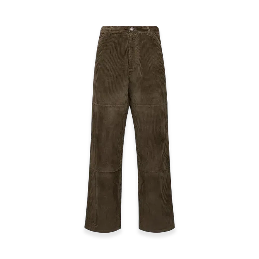MONCLER Corduroy Jogging Trousers "Dark Green"