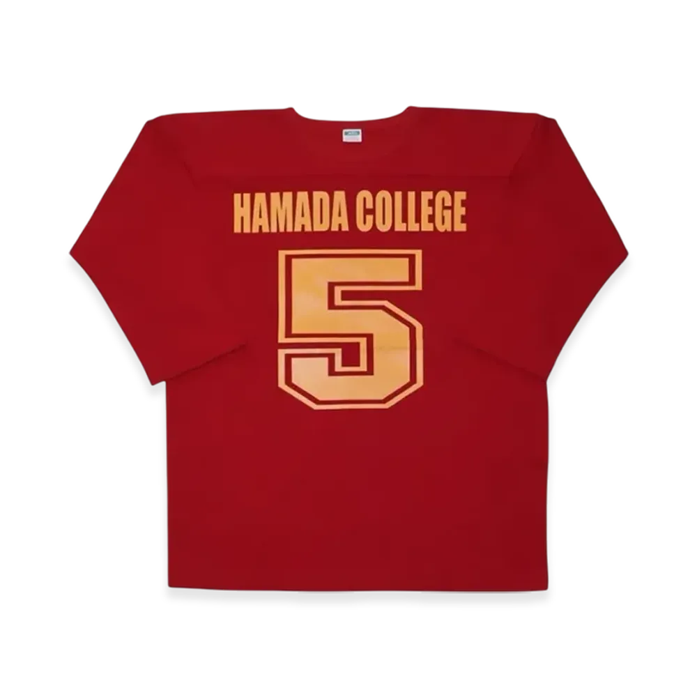 SAPEur x MASATOSHI HAMADA vol.9 Hamada College Football 3/4 Sleeve Tee "Red"