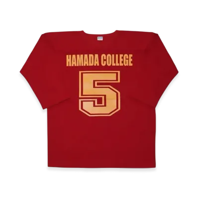SAPEur x MASATOSHI HAMADA vol.9 Hamada College Football 3/4 Sleeve Tee "Red"