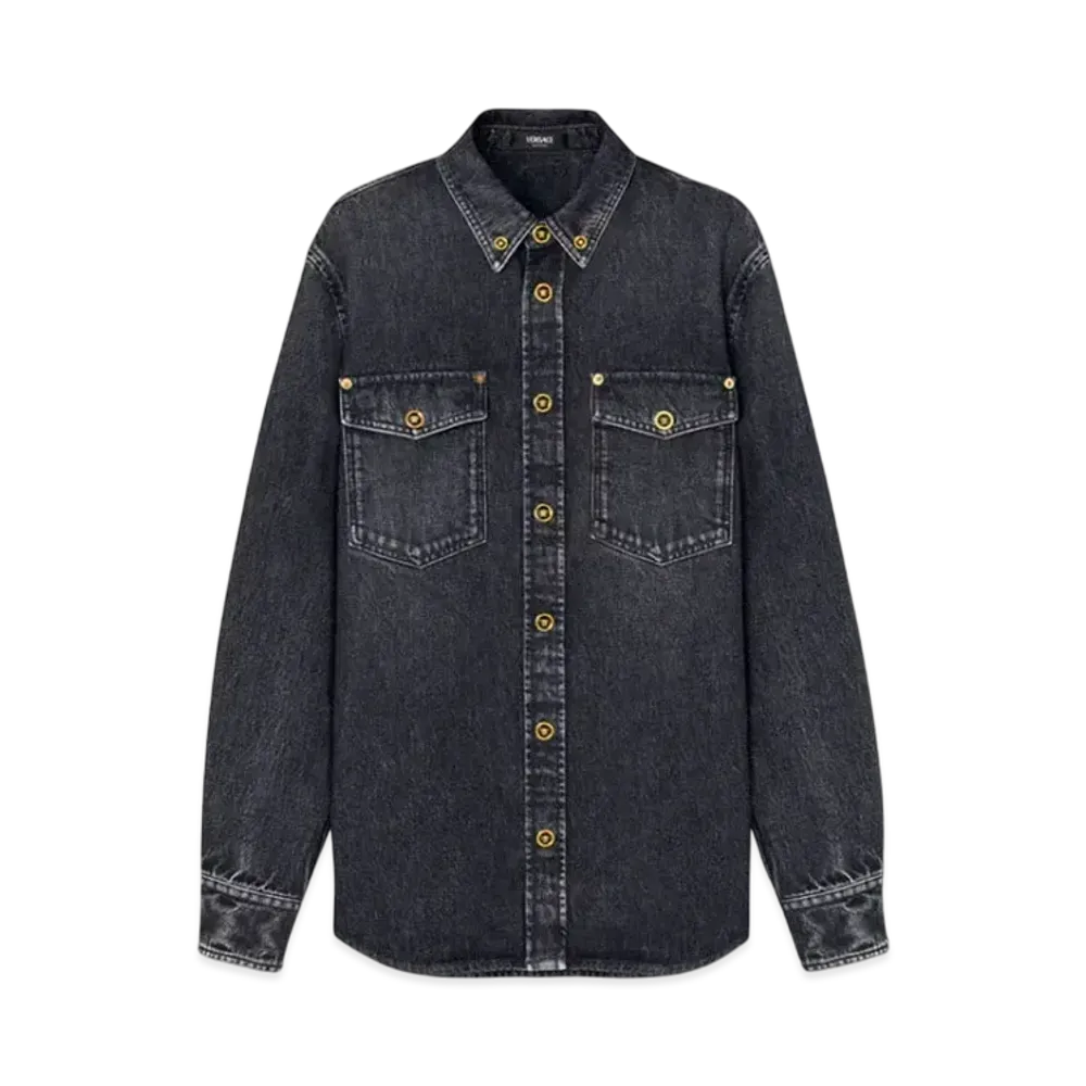 Versace Denim Overshirt "Black"
