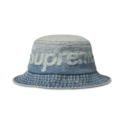Supreme Fade Jacquard Denim Crusher "Blue"