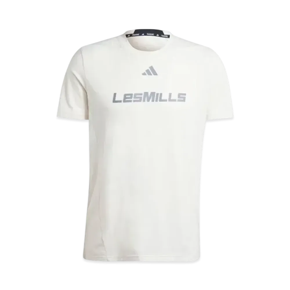 adidas Les Mills Graphic Short Sleeve T-shirt "Chalk White"