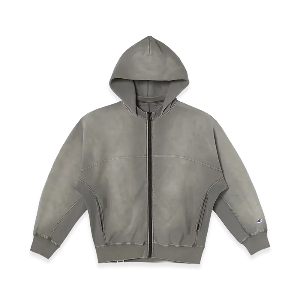 Champion x N.HOOLYWOOD Reverse Weave Zip Hooded Sweatshirt "Charcoal"