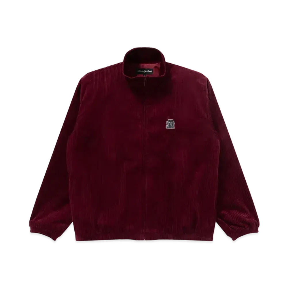 Black Eye Patch OG Label Corduroy Track Jacket "Burgundy"