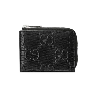 GUCCI GG Embossed Mini Wallet