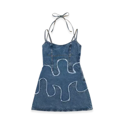 Levi's ADSB Andersson Bell Mini Dress "Medium Indigo"