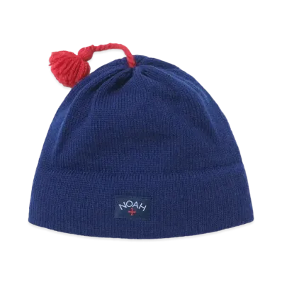 Noah Wool Tassel Beanie "Navy"