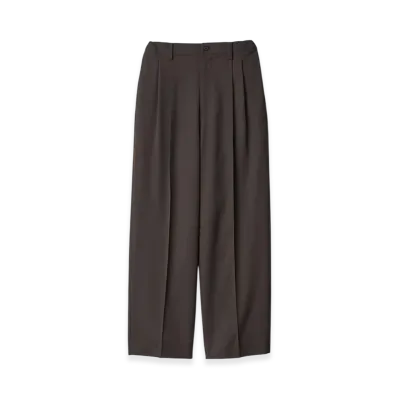 ssstein Two Tuck Easy Trousers "Grey Khaki"