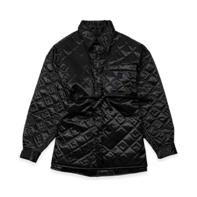 Acne Studios Quilted Satin Jacket "Black"
