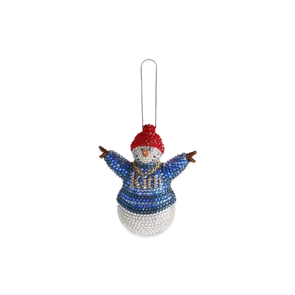 Kith Kithmas Snowman Ornament with Swarovski Crystals "Multi"