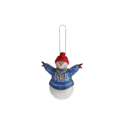 Kith Kithmas Snowman Ornament with Swarovski Crystals "Multi"