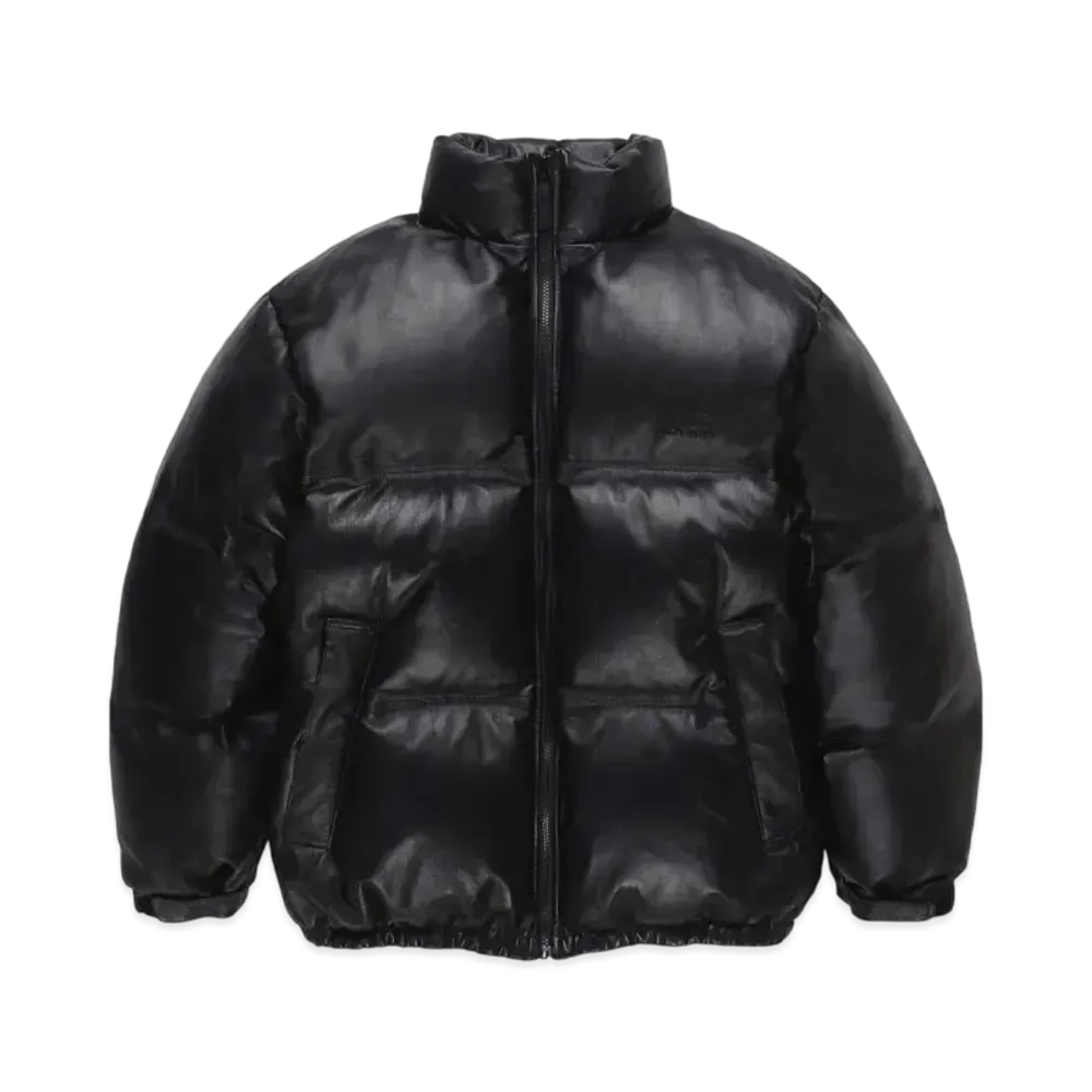 WACKO MARIA Leather Down Jacket "Black"