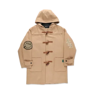 WIND AND SEA GOD SELECTION XXX DUFFLE COAT "Beige"