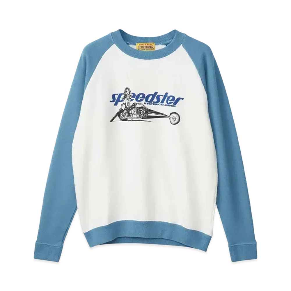 HYSTERIC GLAMOUR Speedster Sweatshirt "Blue"