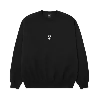 HUF Set Megablast Crewneck "Black"