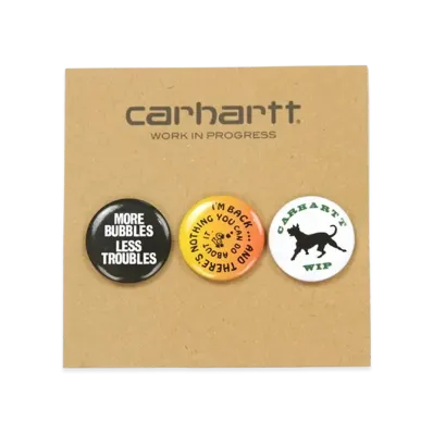 Carhartt WIP 3 Badges Set "Multicolor"