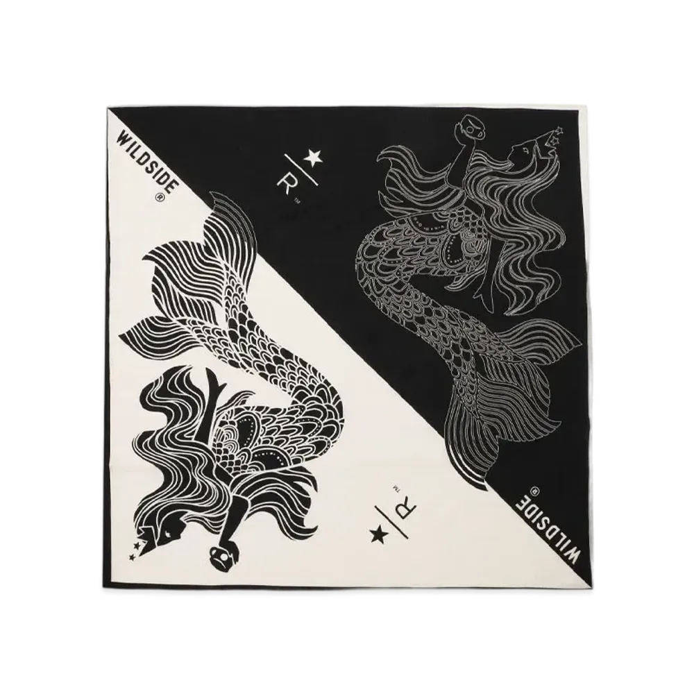 STARBUCKS RESERVE x WILDSIDE YOHJI YAMAMOTO Reserve Scarf "Black/White"