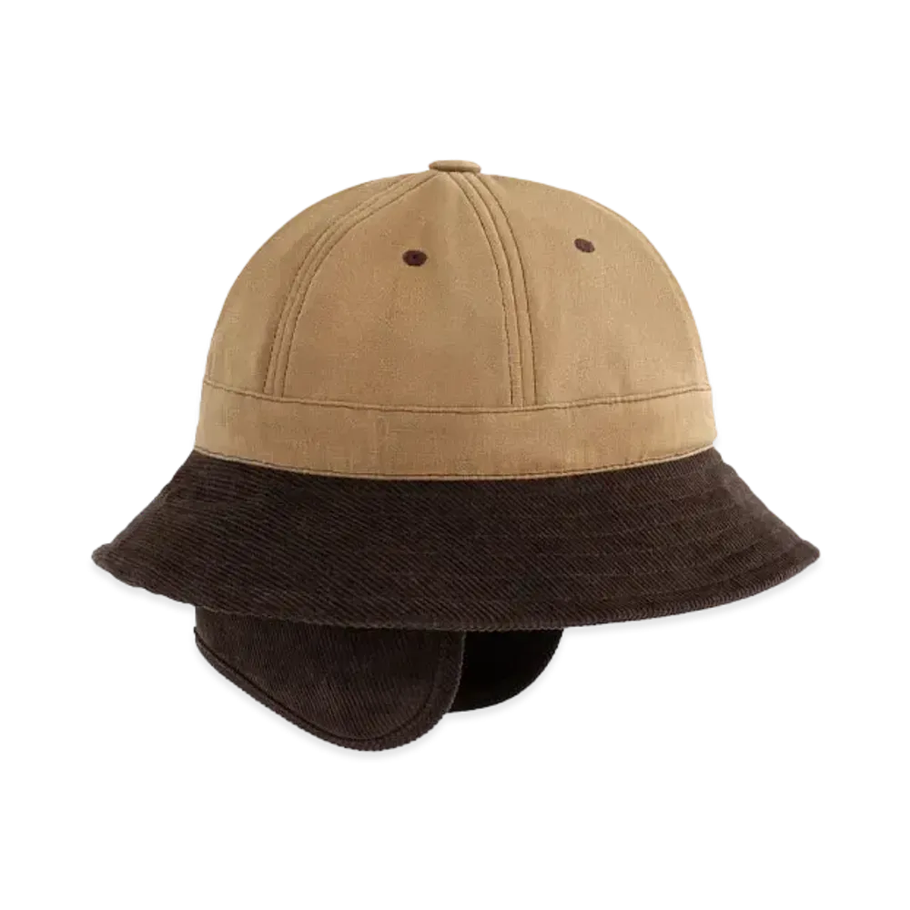 Aime Leon Dore Earflap Bell Bucket Hat "Brown"