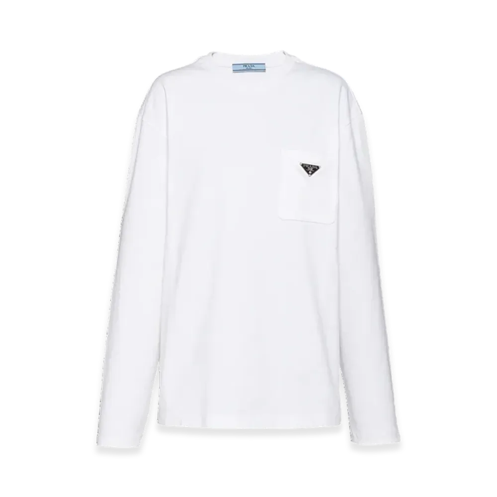 PRADA Women's Jersey T-Shirt "White"
