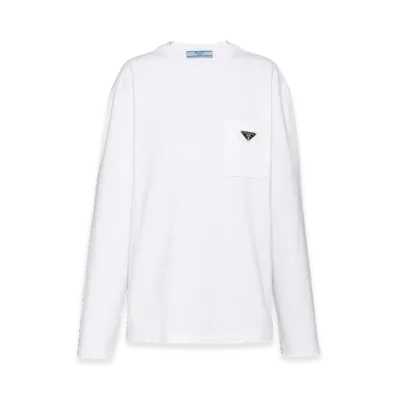 PRADA Women's Jersey T-Shirt "White"