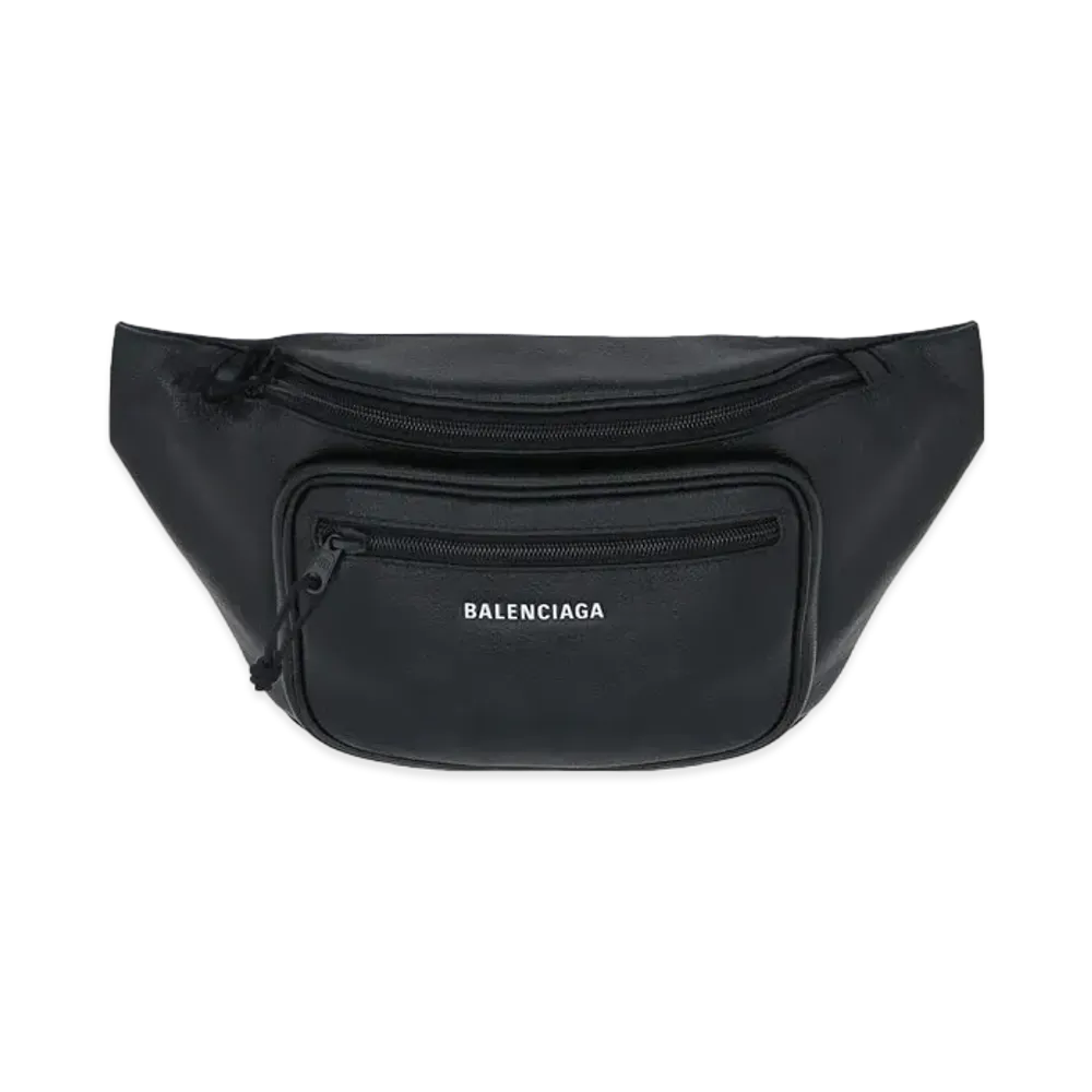 BALENCIAGA Calfskin Belt Bag "Black"