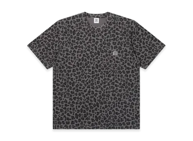 BlackEyePatch Leopard Patterned Small OG Tee "Black"