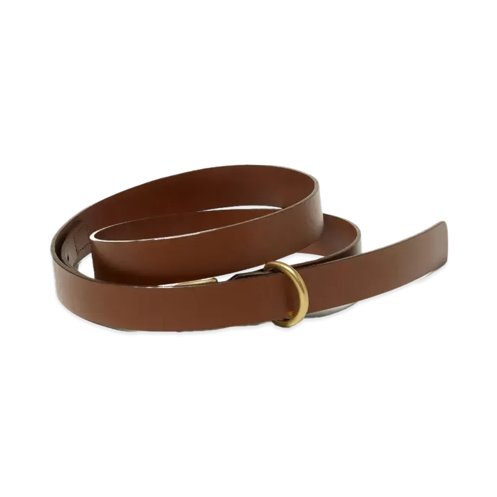 AURALEE Leather Belt "Brown"